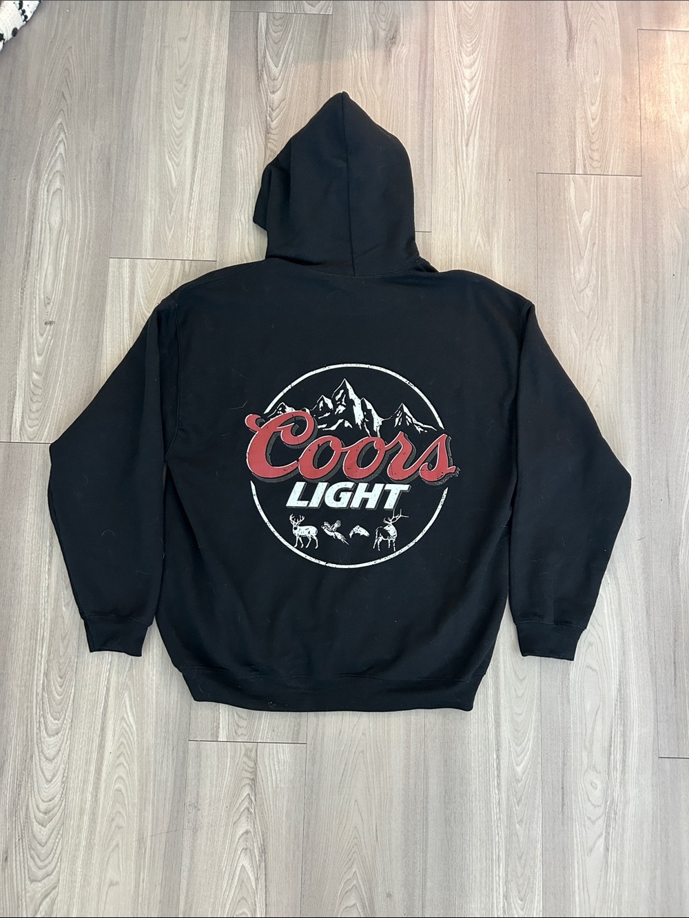 Coors Light Black Logo Hoodie